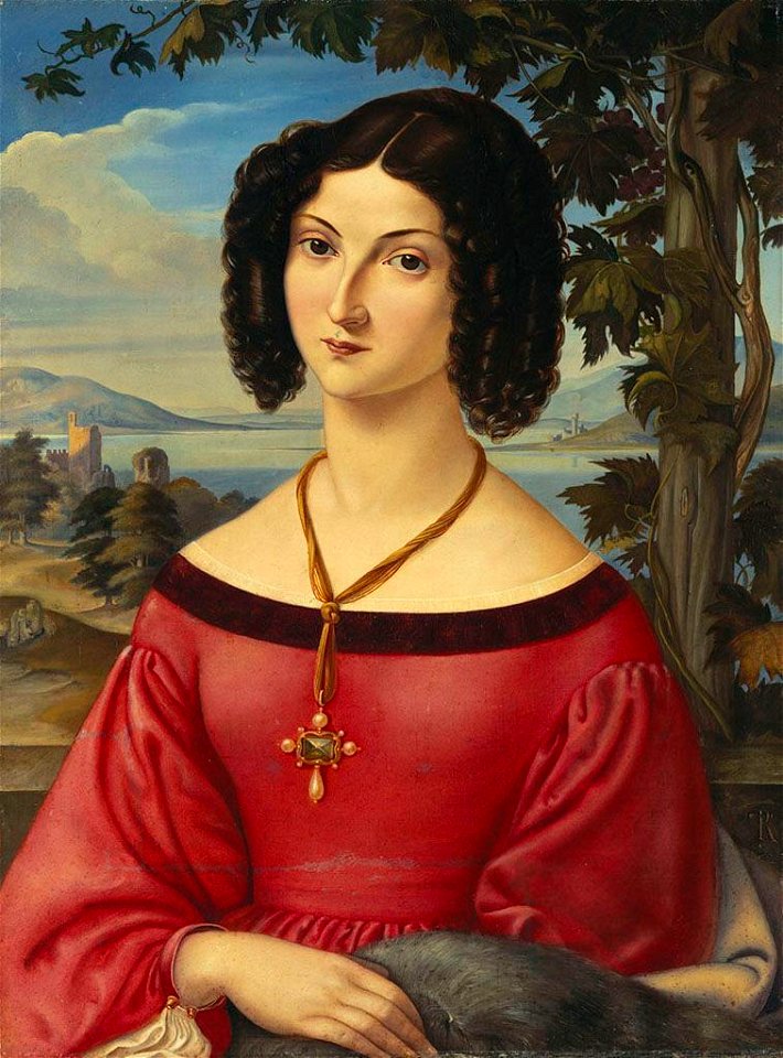 Theodor Rehbenitz - Marchesa Marianna Florenzi - 13237 - Bavarian State Painting Collections