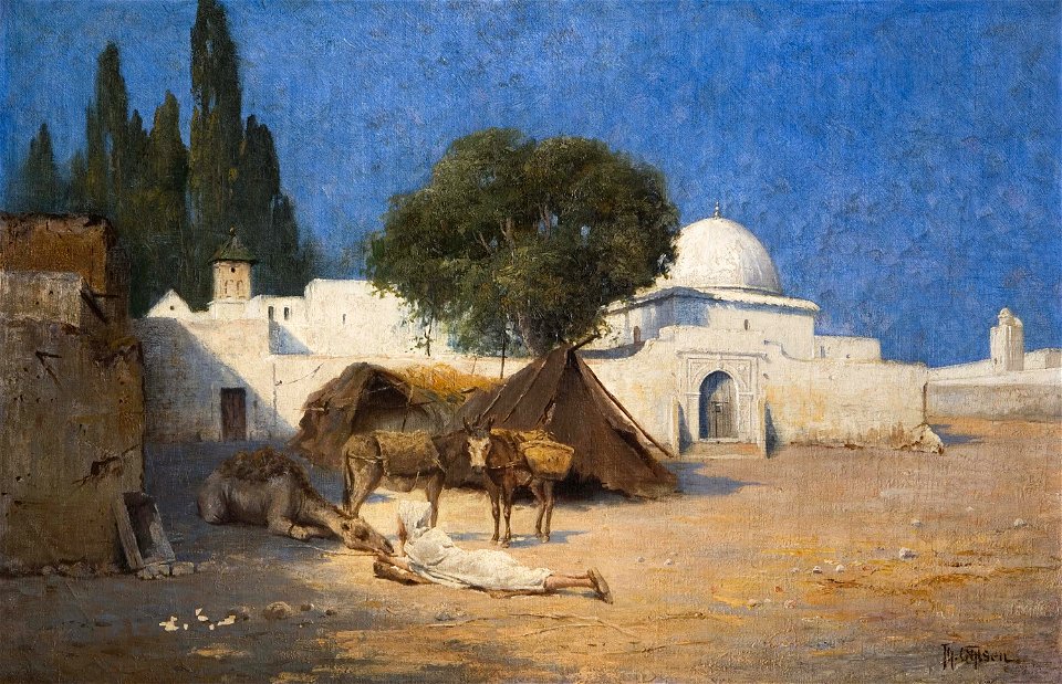Theodor Ohlsen - Orientalische Genreszene