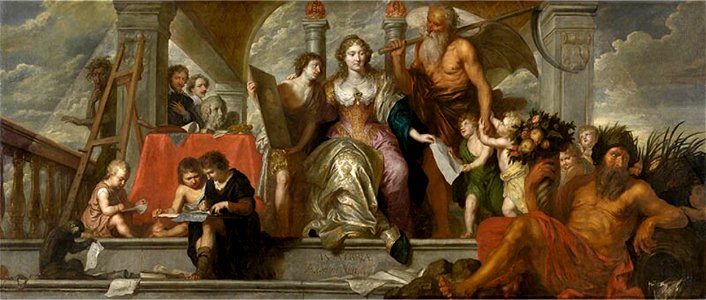 Theodoor Boeyermans - Antwerp, Nourishing the Painters
