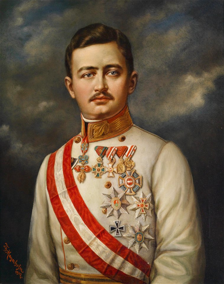 Theodor Mayerhofer Kaiser Karl I von österreich 1917