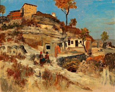 Theodor von Hörmann Südliche Landschaft c1878-79