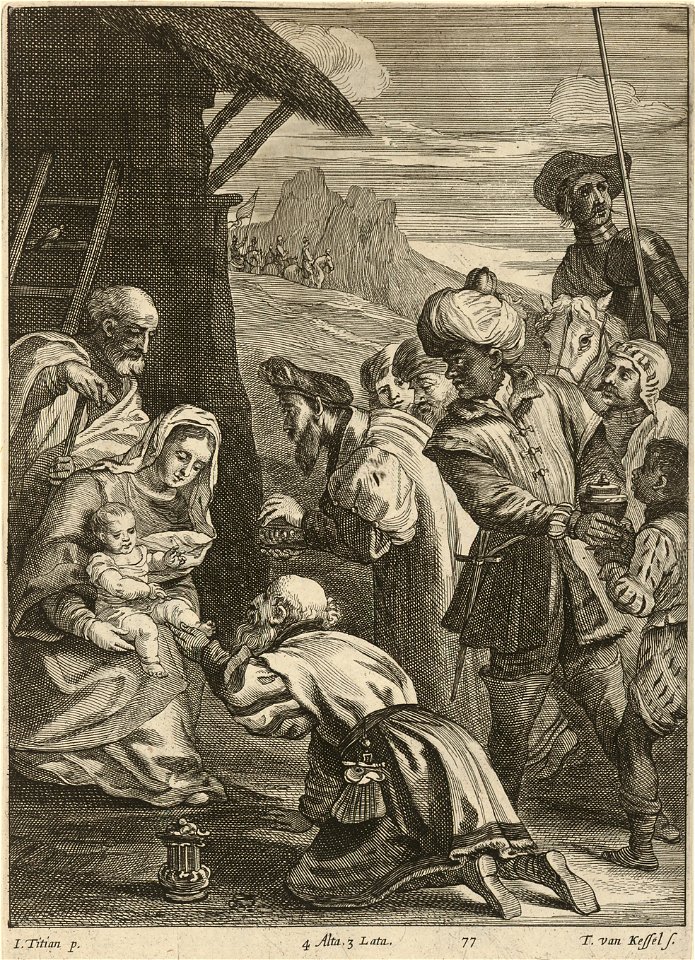 Theodor van Kessel - Adoration of the Magi SVK-SNG.G 11965-78