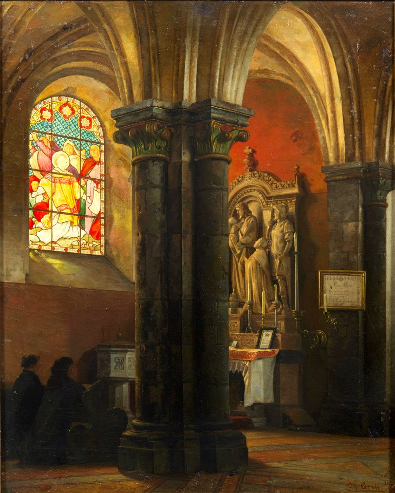 Theodor Groll Kircheninneres 2