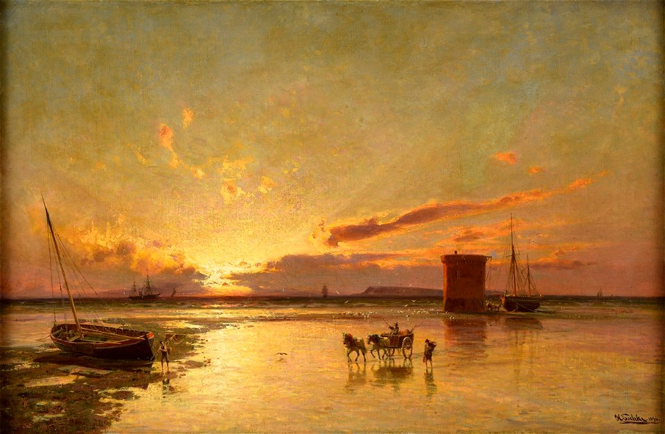 Theodor Eschke Muschelfischer bei Edinburgh