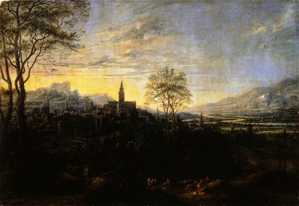Theodoor van Heil - View of Brussels (Hermitage)