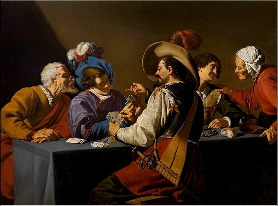 Theodoor Rombouts - Card players
