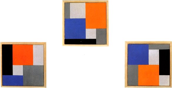 Theo van Doesburg Composition XVIII in three parts