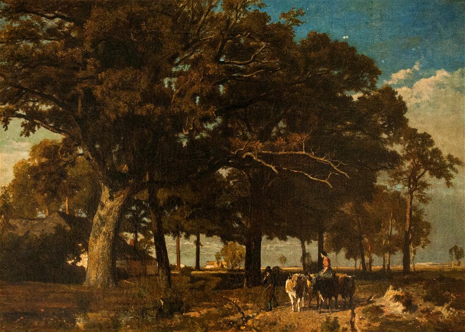 Theodore Fourmois - Landscape in the Dauphiné