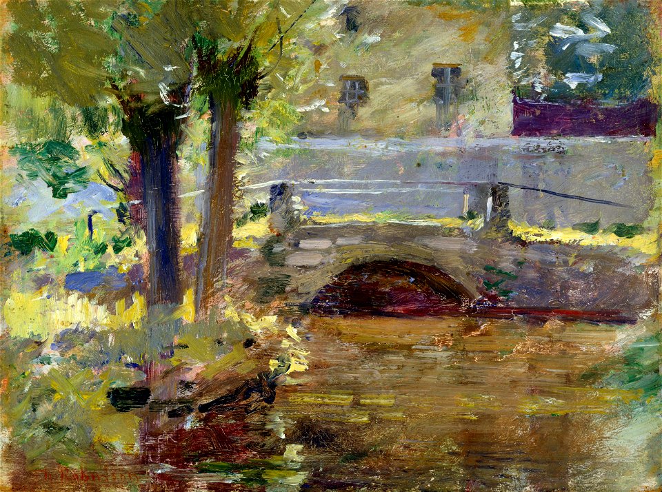 Theodore Robinson - The Bridge at Giverny - 85.201 - Museum of Fine Arts