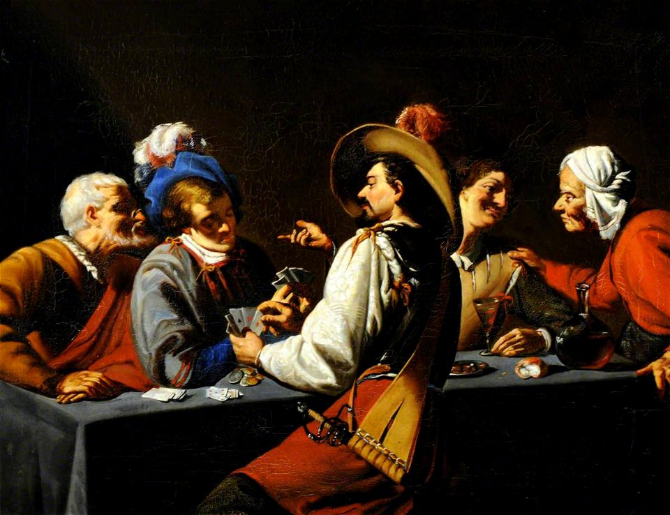 Theodoor Rombouts (1597-1637) (after) - The Card Players - 290414 - National Trust
