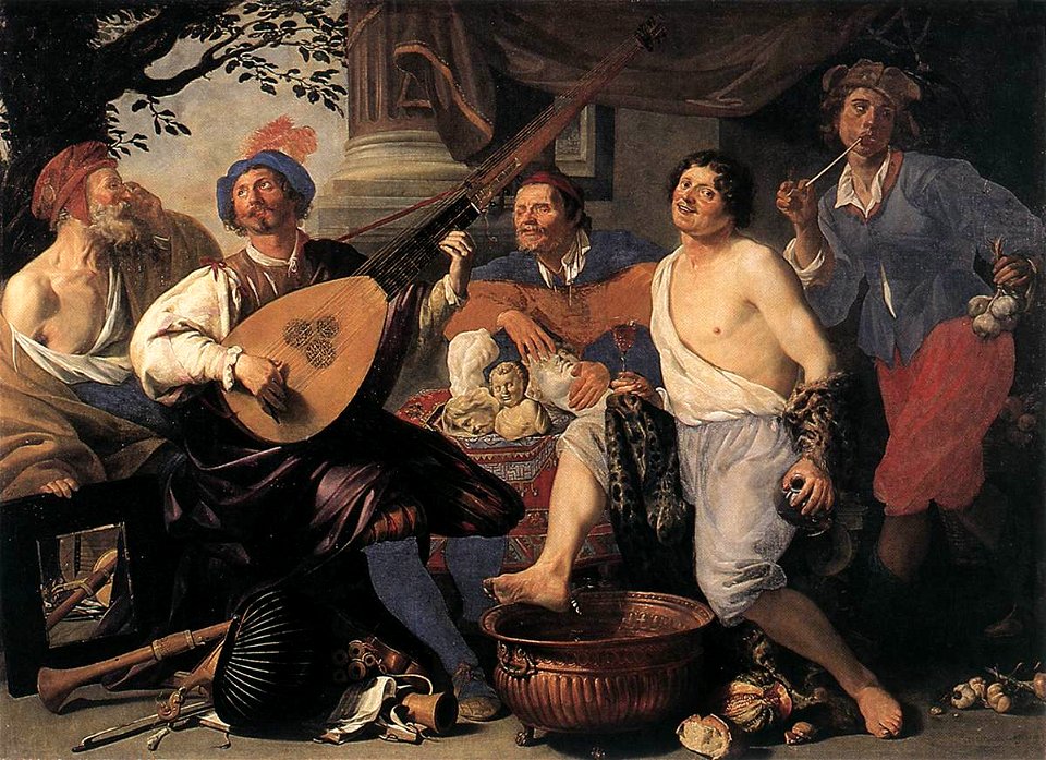 Theodoor Rombouts - Les Cinq sens 1