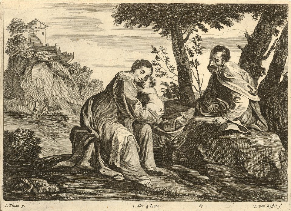 Theodoor van Kessel - Holy Family SVK-SNG.G 11965-64