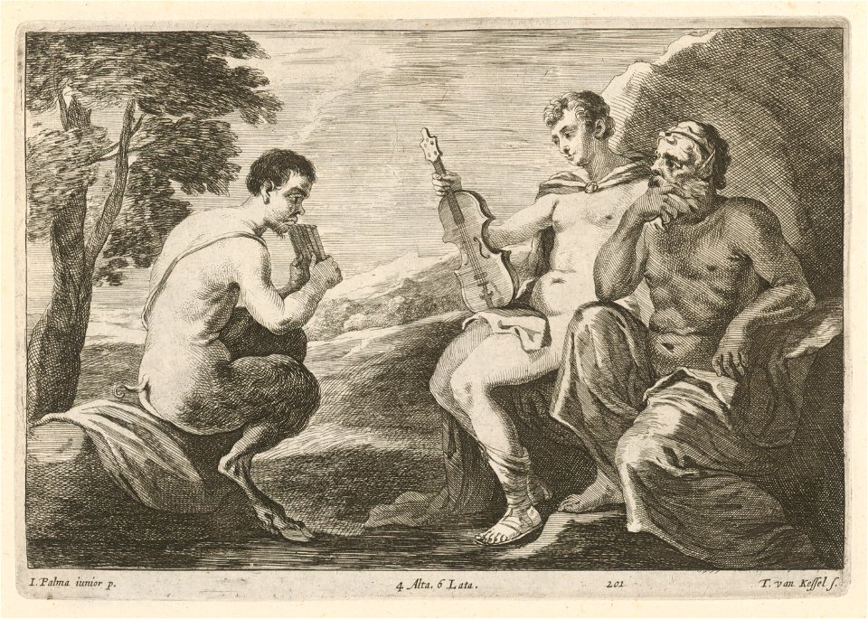 Theodor van Kessel after Palma il Giovane - Apollo and Marsyas SVK-SNG.G 11965-202