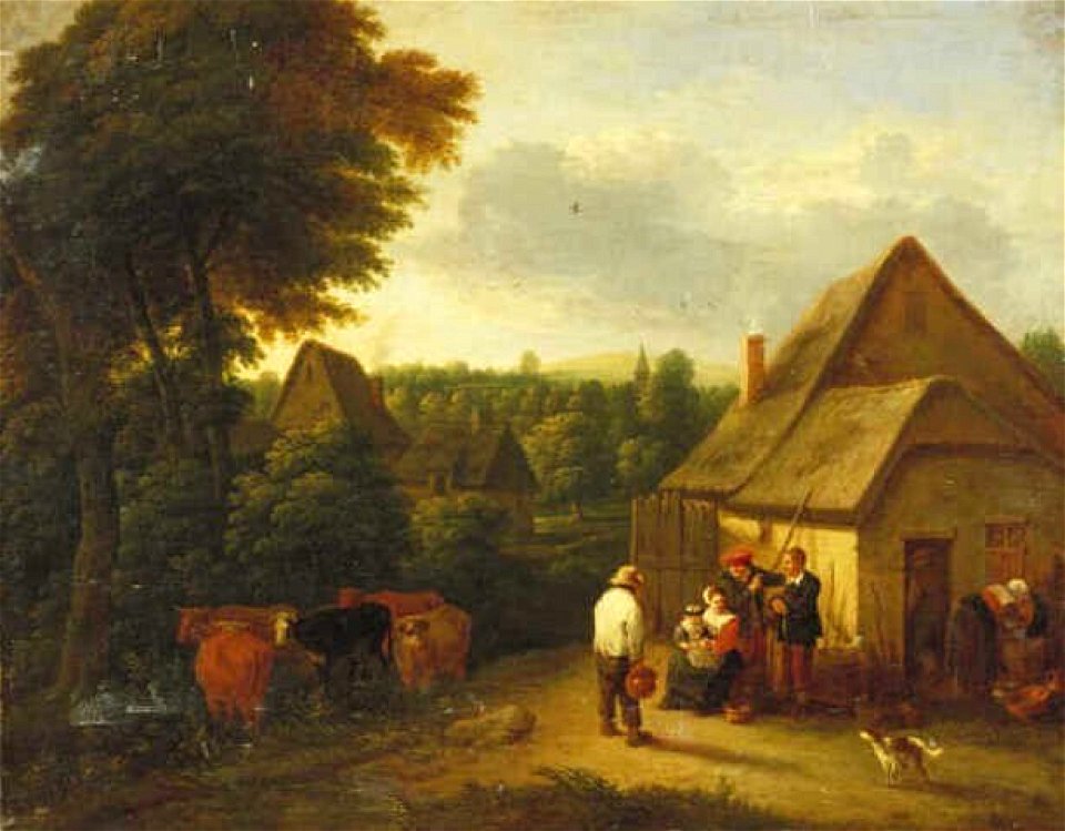 Theobald Michau - Boerenhoeve - 1521 (OK) - Museum Boijmans Van Beuningen