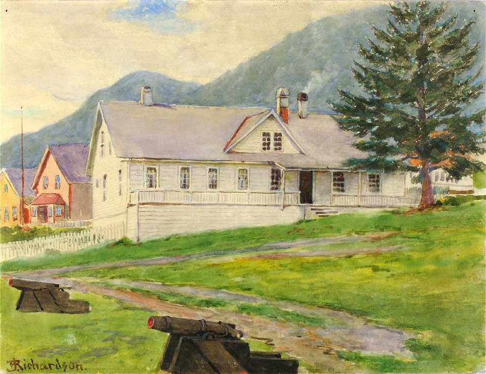 Theodore J. Richardson - Former Governor's House, Sitka, 1905 - 1985.66.326,801 - Smithsonian American Art Museum