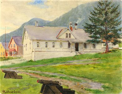 Theodore J. Richardson - Former Governor's House, Sitka, 1905 - 1985.66.326,801 - Smithsonian American Art Museum