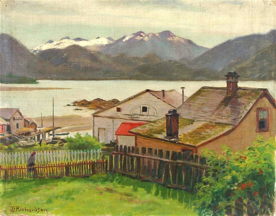 Theodore J. Richardson - In the Old Quarter, Sitka, 1900 - 1985.66.326,804 - Smithsonian American Art Museum