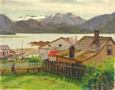 Theodore J. Richardson - In the Old Quarter, Sitka, 1900 - 1985.66.326,804 - Smithsonian American Art Museum