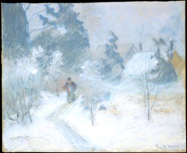 Theodore M. Wendel - Snow Scene - 23.556 - Museum of Fine Arts