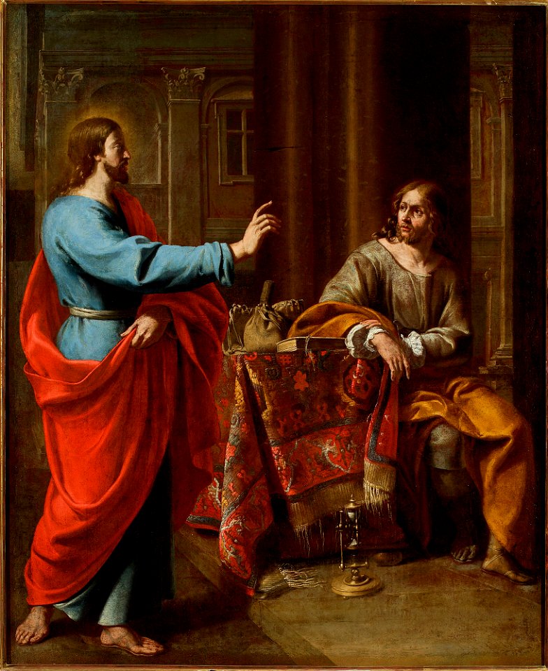 Theodor van Loon - Calling of St. Matthew (Matthew 9-9, Mark 2-14, Luke 5-27-28) - 181862 MNW - National Museum in Warsaw
