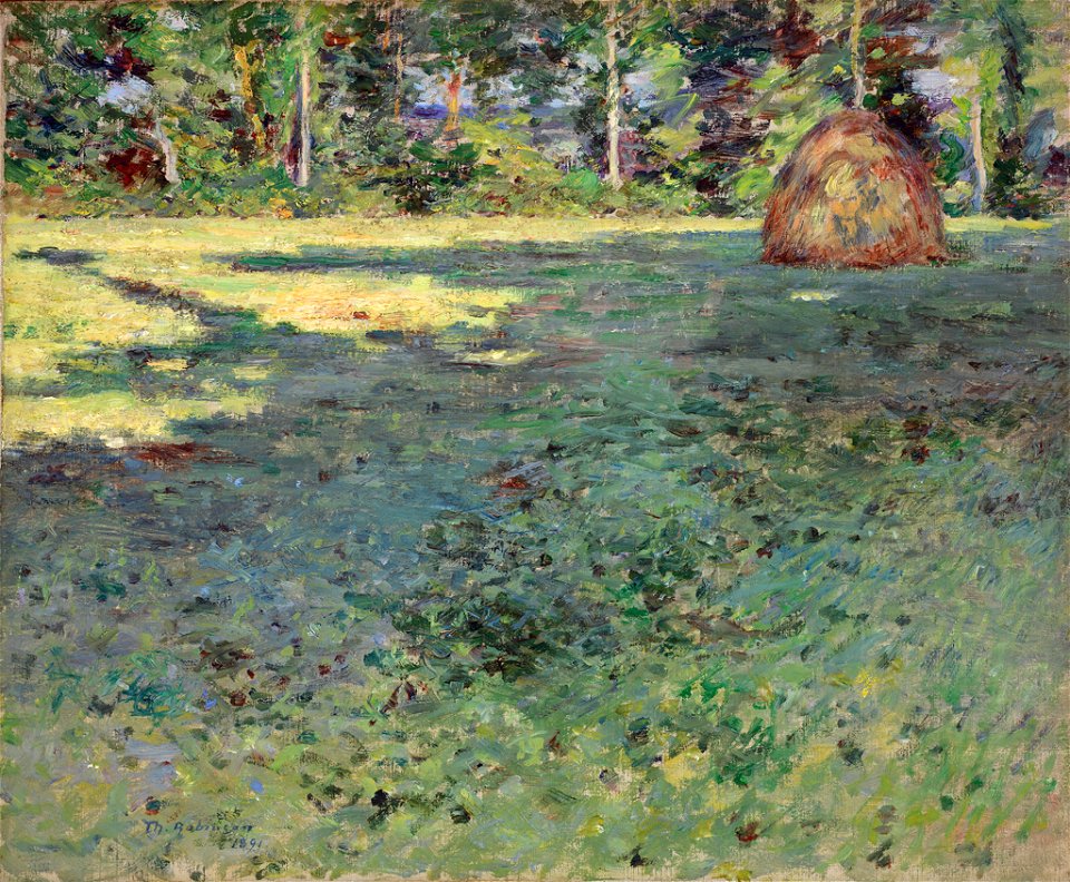 Theodore Robinson - Afternoon Shadows - 20.206 - Rhode Island School of Design Museum
