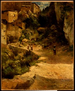 Theodor Blache - Landscape from Antakya - 186055 MNW - National Museum in Warsaw