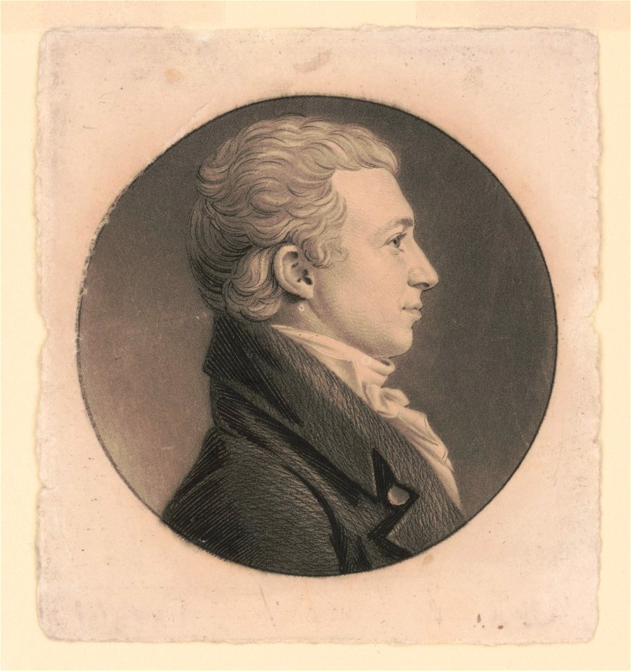 Theodorick Bland, head-and-shoulders portrait, right profile LCCN2007677883