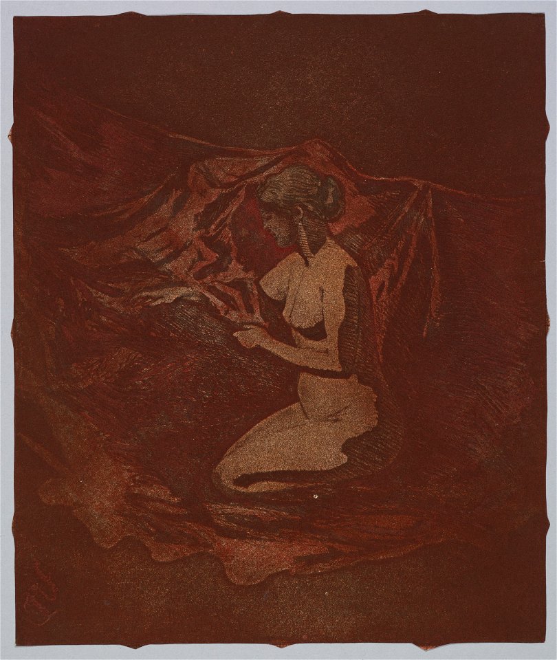 Theodore Roussel (French, 1847-1926) - Embers Glow - 2013.86.5 - Cleveland Museum of Art