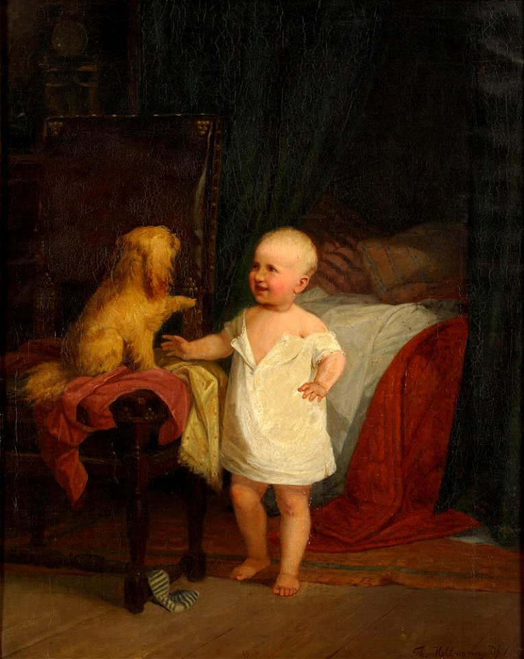 Theodor Holtmann Beste Freunde 1874