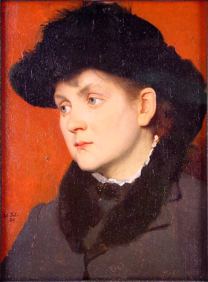 Theodor Poeckh - Portret van een onbekende vrouw - BR1336 - Rijksmuseum Twenthe