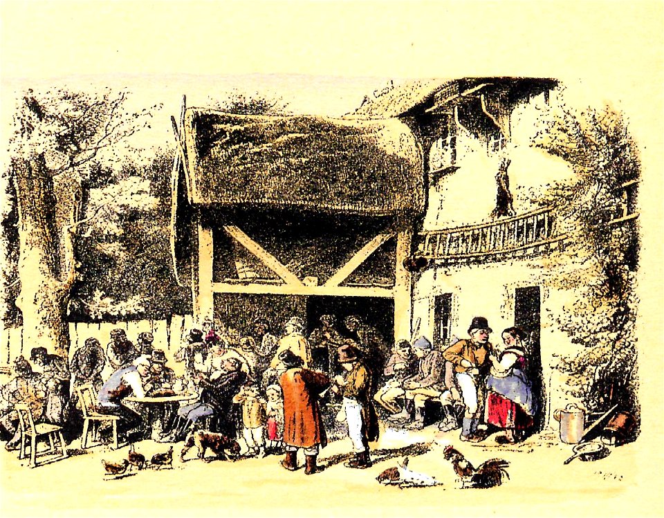 Theodor Hosemann Das Dorfwirtshaus 1846