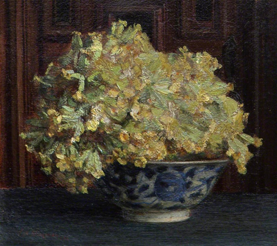 Theodore Blake Wirgman (1848-1925) - Cowslips in a Blue and White Bowl - 637653 - National Trust