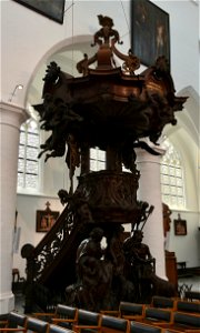 Theodoor Verhaegen (1700-1759) preekstoel Christus de Goede Herder - Sint-Janskerk (Mechelen) 13-09-2018