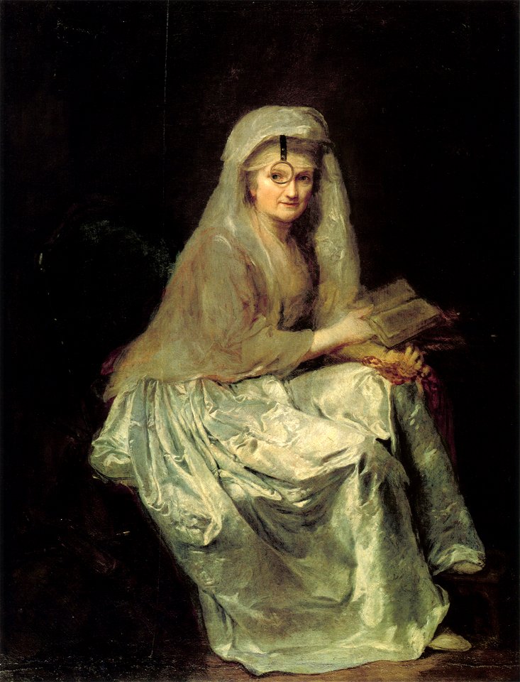 Self-portrait by Anna Dorothea Therbusch-Lisiewska