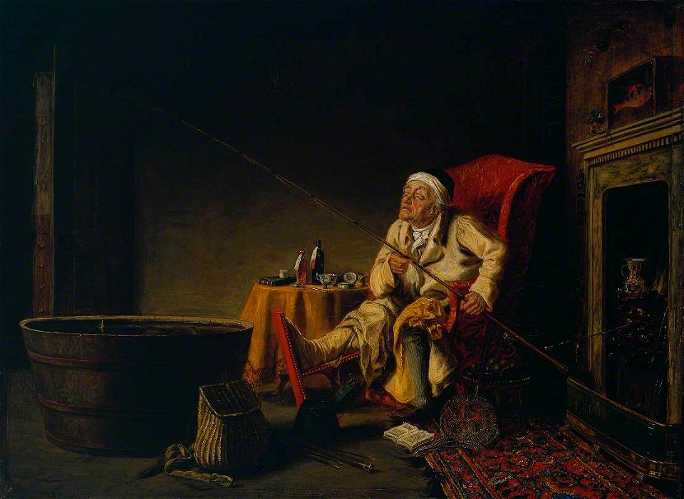 Theodore Lane (1800-1828) - Enthusiast ('The Gouty Angler') - N00440 - National Gallery