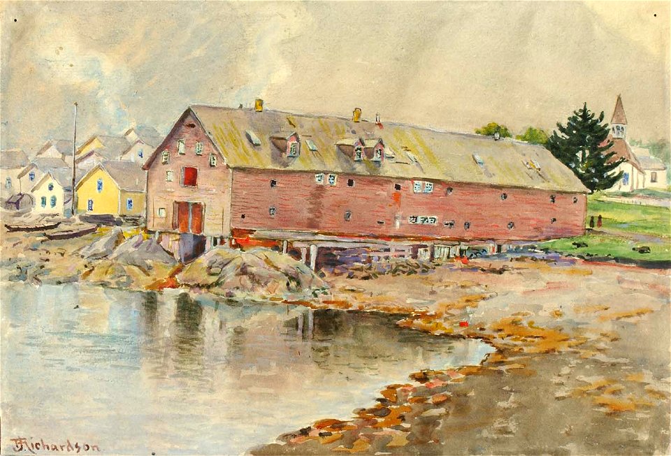 Theodore J. Richardson - The Old Warehouse, Sitka - 1985.66.326,802 - Smithsonian American Art Museum