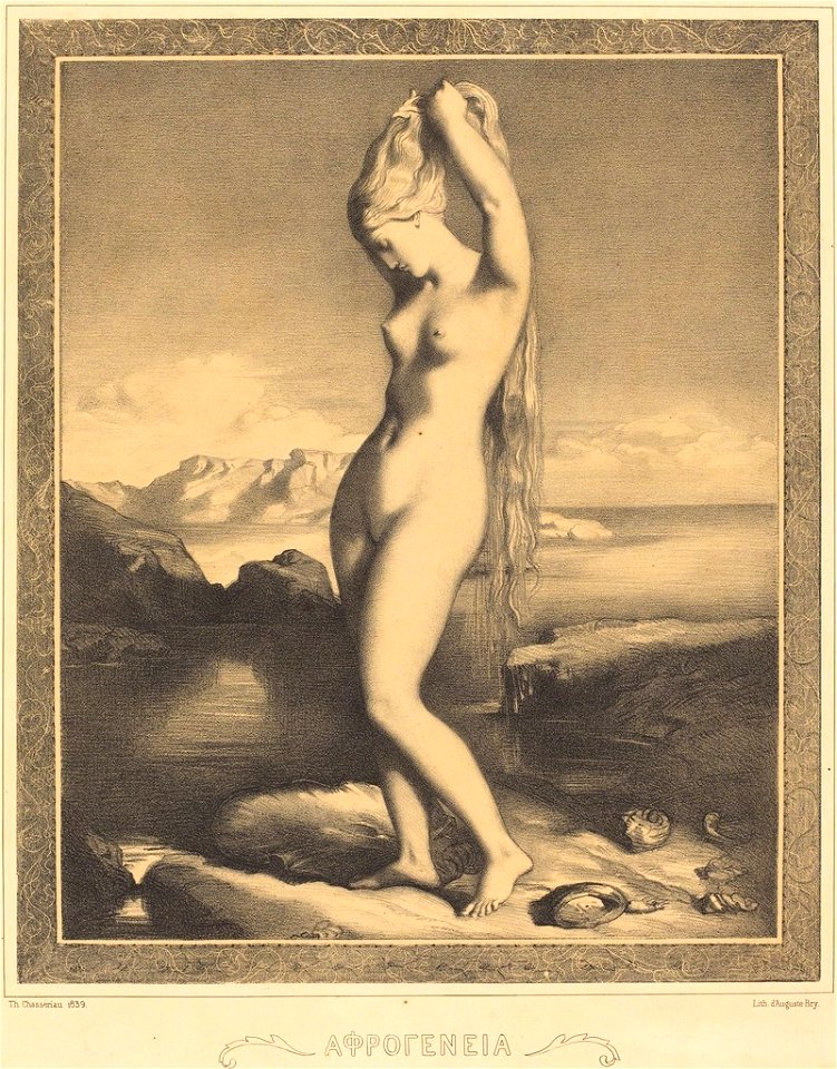 Theodore-chasseriau-venus-anadyomene