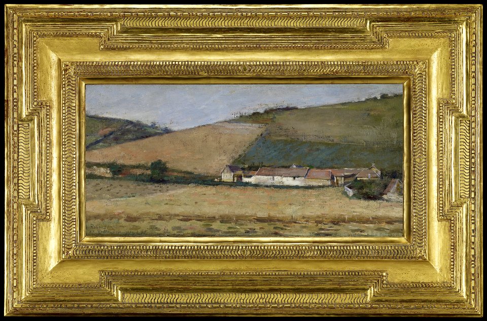 Theodore Robinson - Farm Among Hills, Giverny - 2009.16.2 - Minneapolis Institute of Arts