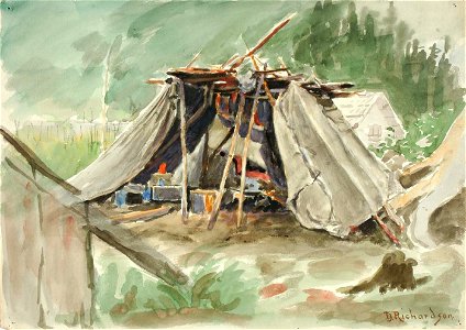 Theodore J. Richardson - Indian Camp, Alaska - 1985.66.326,788 - Smithsonian American Art Museum
