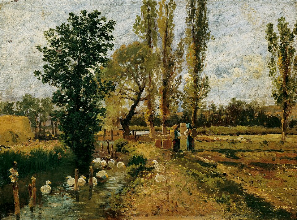 Theodor von Hörmann - Bachlandschaft - 5850 - Österreichische Galerie Belvedere