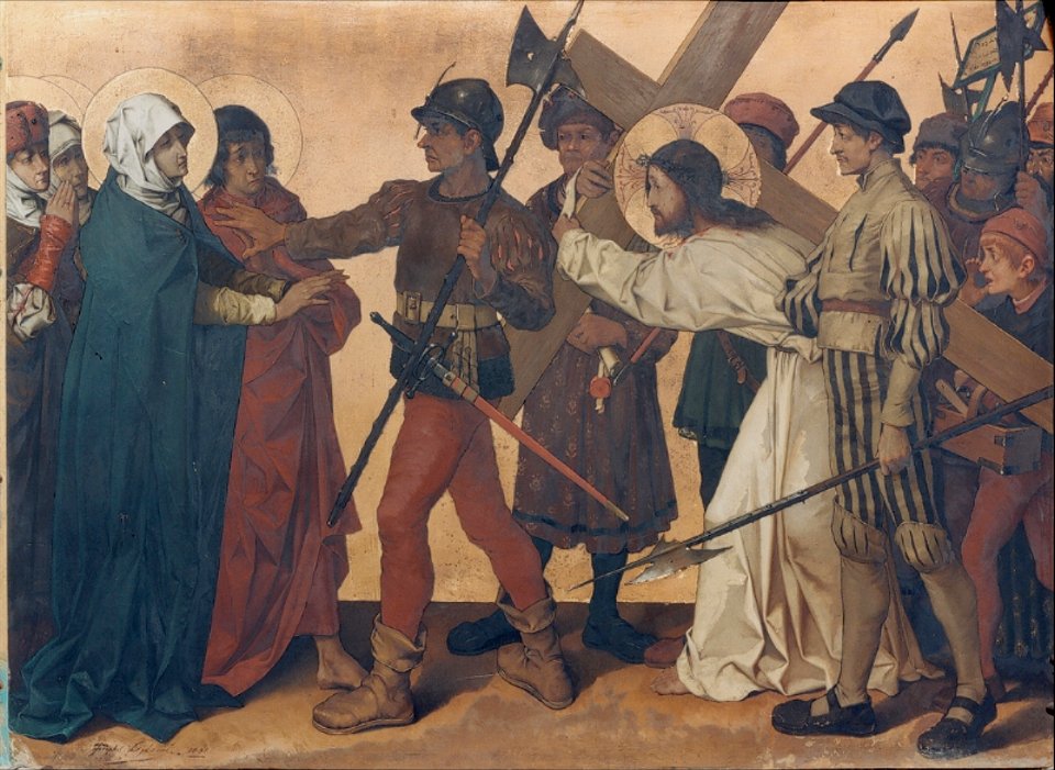 Theophile Lybaert - Jesus meets His Mother