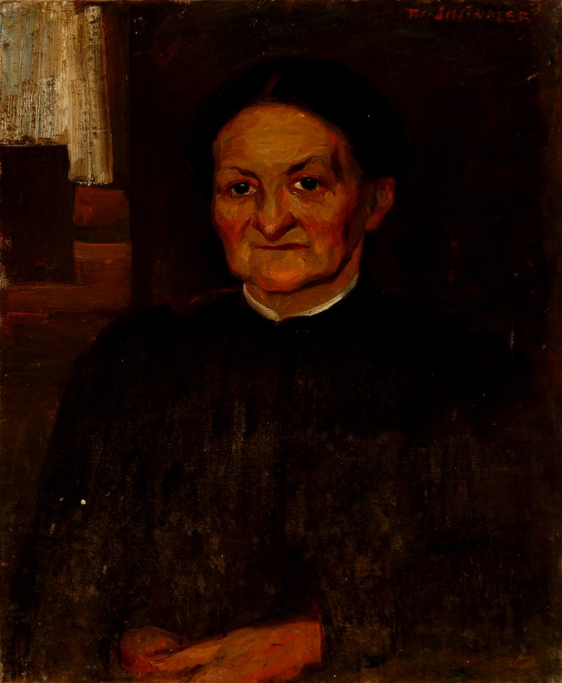 Theodor Schindler Portrait Katharina Schindler