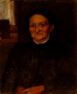 Theodor Schindler Portrait Katharina Schindler
