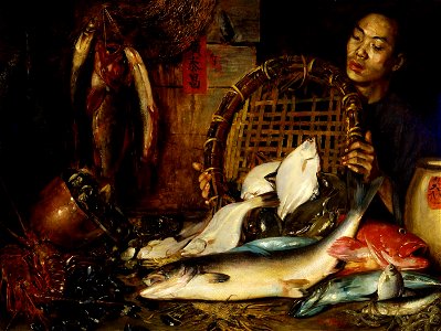 Theodore Wores - The Chinese Fishmonger - 1972.153 - Smithsonian American Art Museum