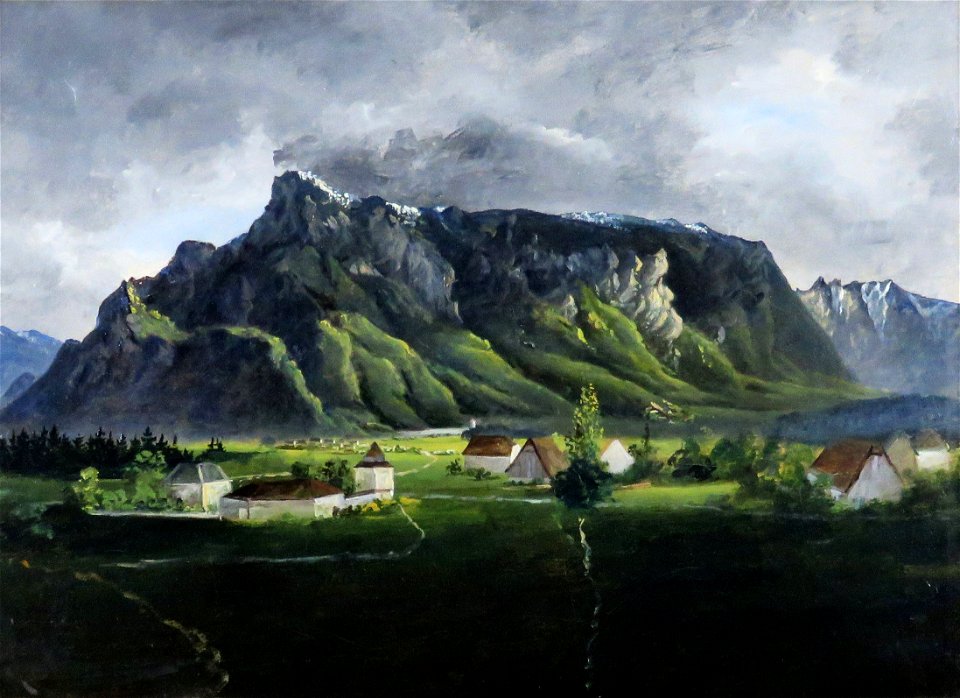 Therese Holbein-Holbeinsberg Blick auf den Untersberg