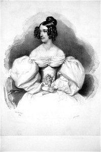 Therese Peche 1836 Litho