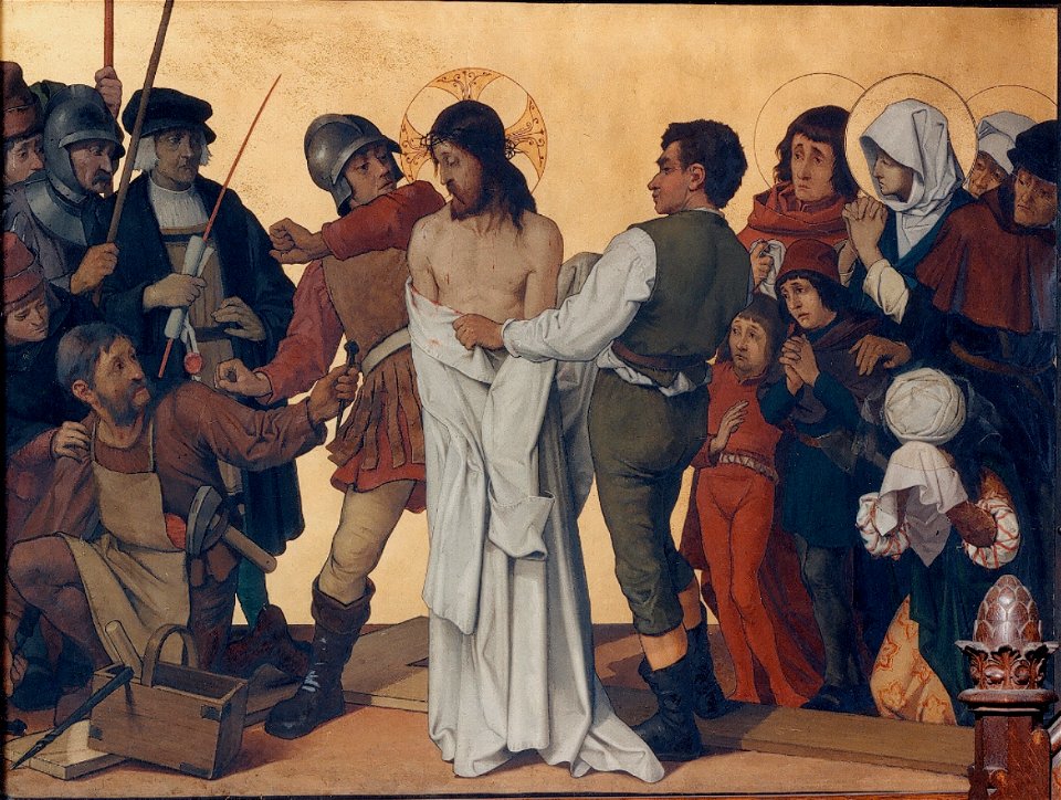 Theophile Lybaert - Jesus is stripped of His garments