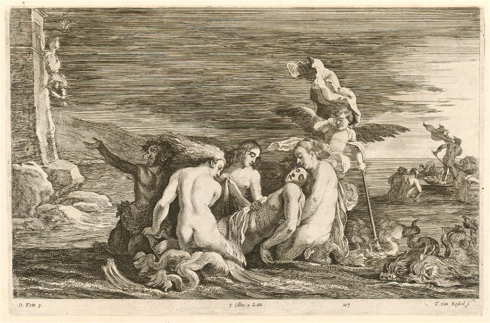 Theodor van Kessel - Hero and Leander SVK-SNG.G 11965-218