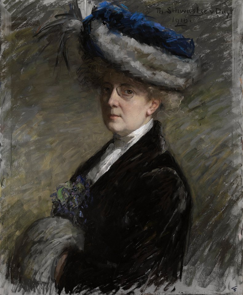 Therese Schwartze - Zelfportret - 1910 - KMSKA 1692 copy