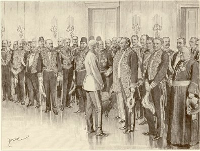Theodor Zasche Vorstellung des diplomatischen Corps